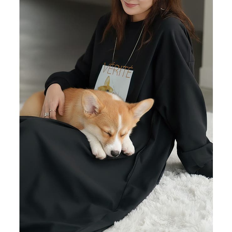 ワンピース コーギー プリント | HUG.U | 詳細画像3 