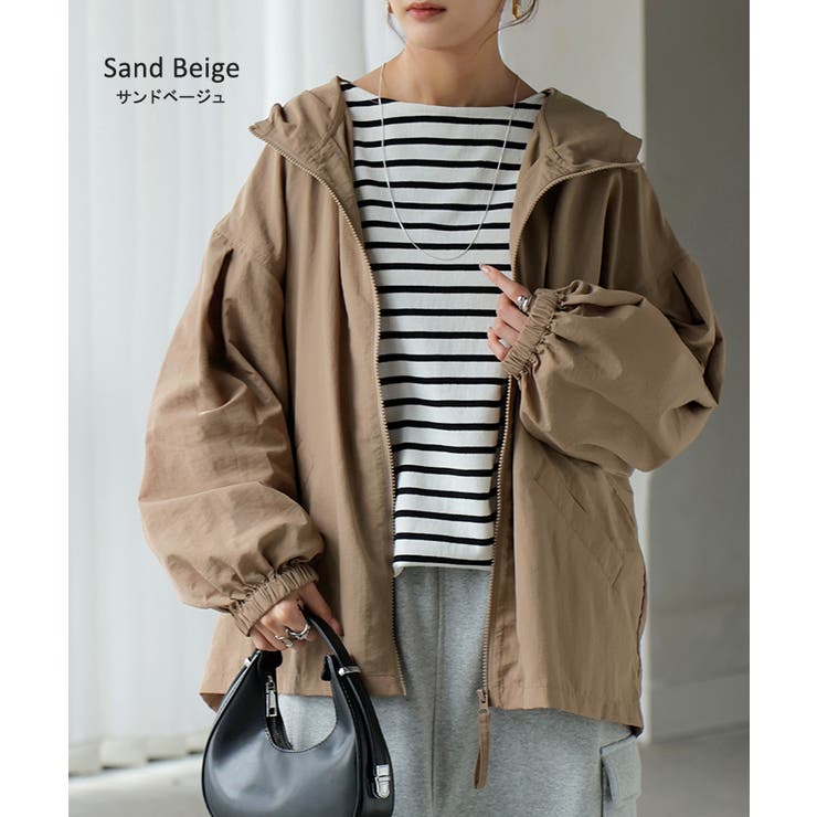 アウター 微撥水 ポケッタブル | HUG.U | 詳細画像12 