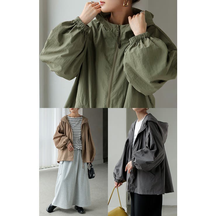 アウター 微撥水 ポケッタブル | HUG.U | 詳細画像16 