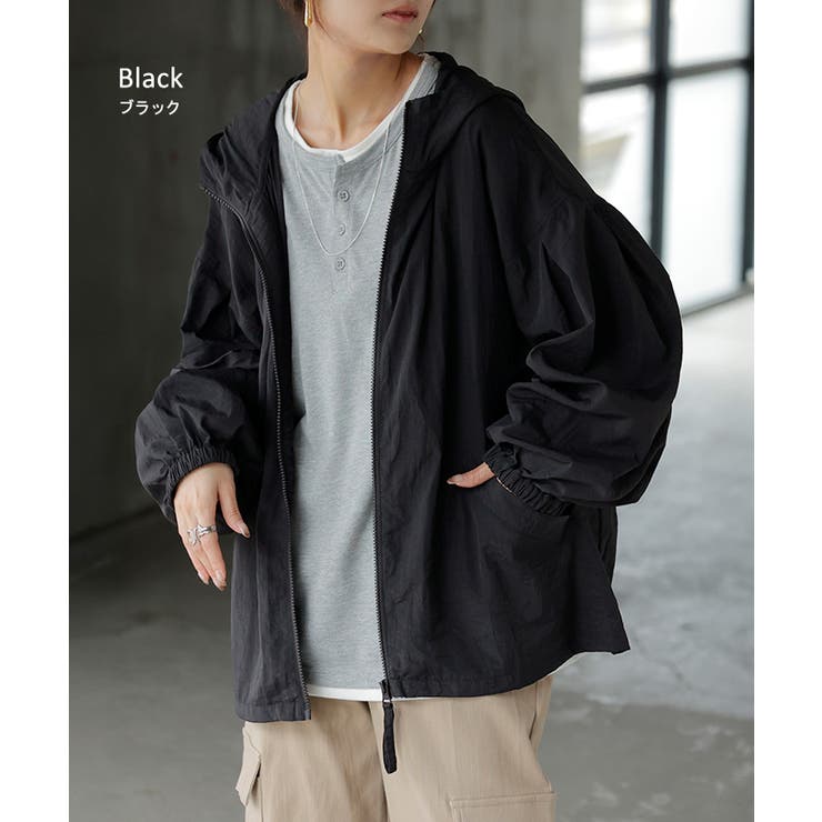 アウター 微撥水 ポケッタブル | HUG.U | 詳細画像18 