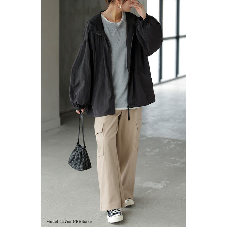 アウター 微撥水 ポケッタブル | HUG.U | 詳細画像20 