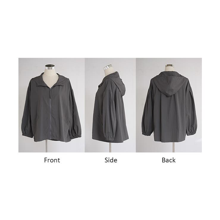 アウター 微撥水 ポケッタブル | HUG.U | 詳細画像21 