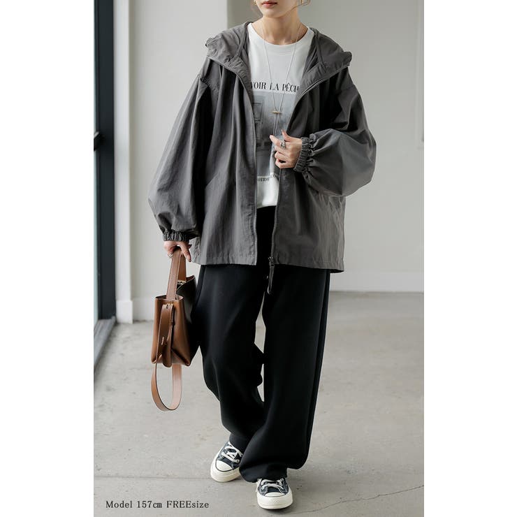 アウター 微撥水 ポケッタブル | HUG.U | 詳細画像4 