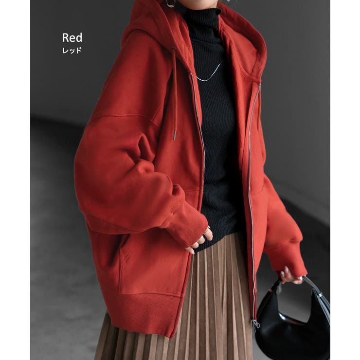 パーカー スウェット 裏起毛 | HUG.U | 詳細画像12 