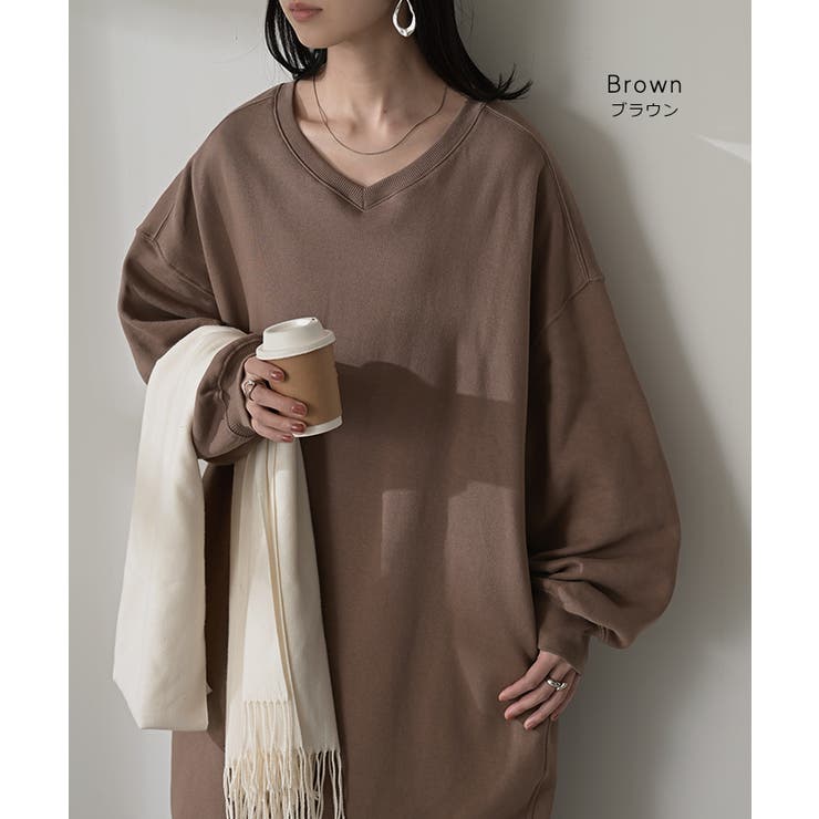 ワンピース 綿100％ 裏起毛 | HUG.U | 詳細画像11 