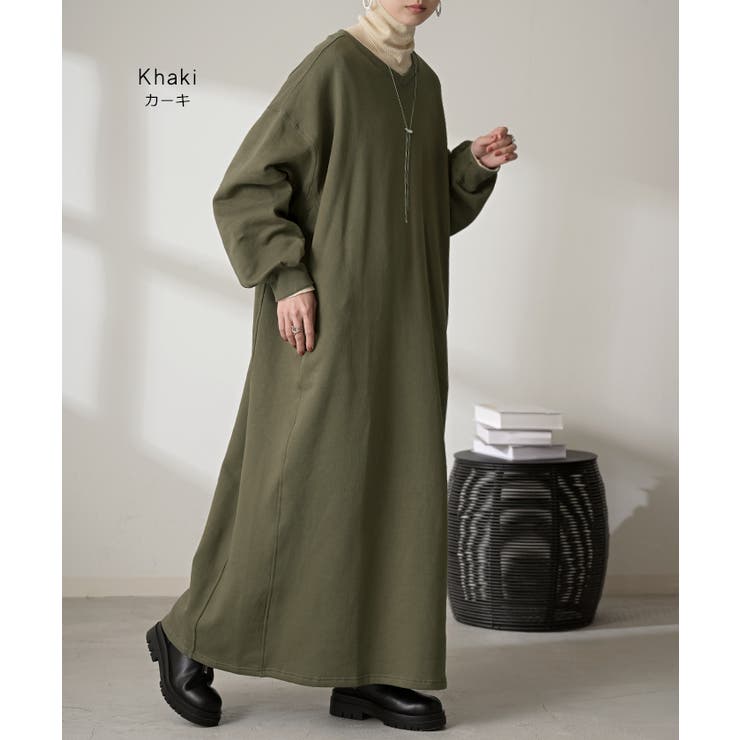 ワンピース 綿100％ 裏起毛 | HUG.U | 詳細画像15 