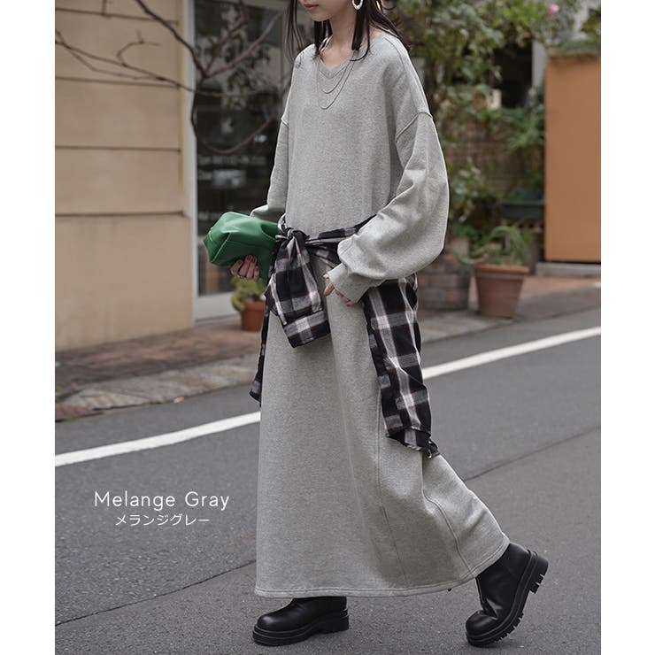 ワンピース 綿100％ 裏起毛 | HUG.U | 詳細画像16 