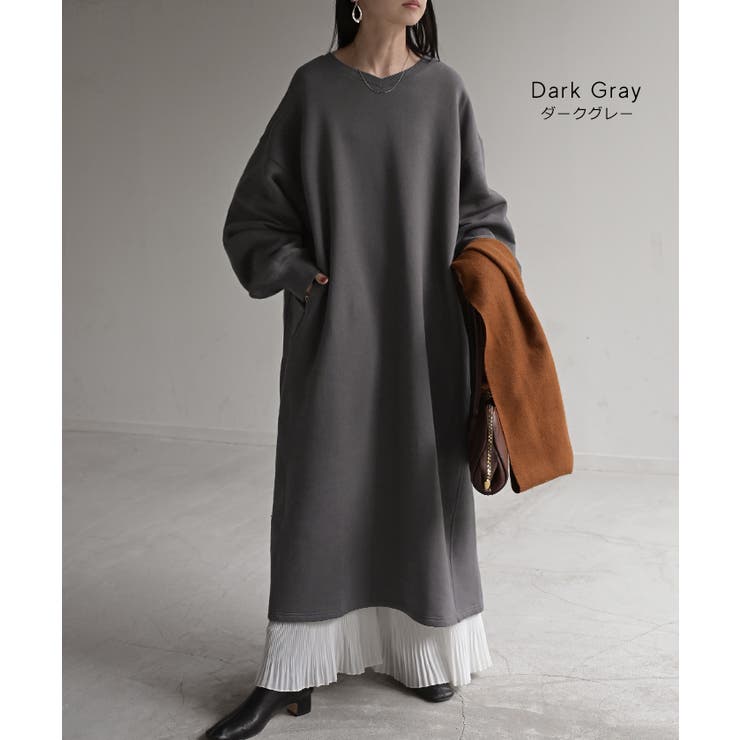 ワンピース 綿100％ 裏起毛 | HUG.U | 詳細画像19 