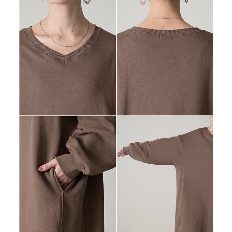 ワンピース 綿100％ 裏起毛 | HUG.U | 詳細画像24 