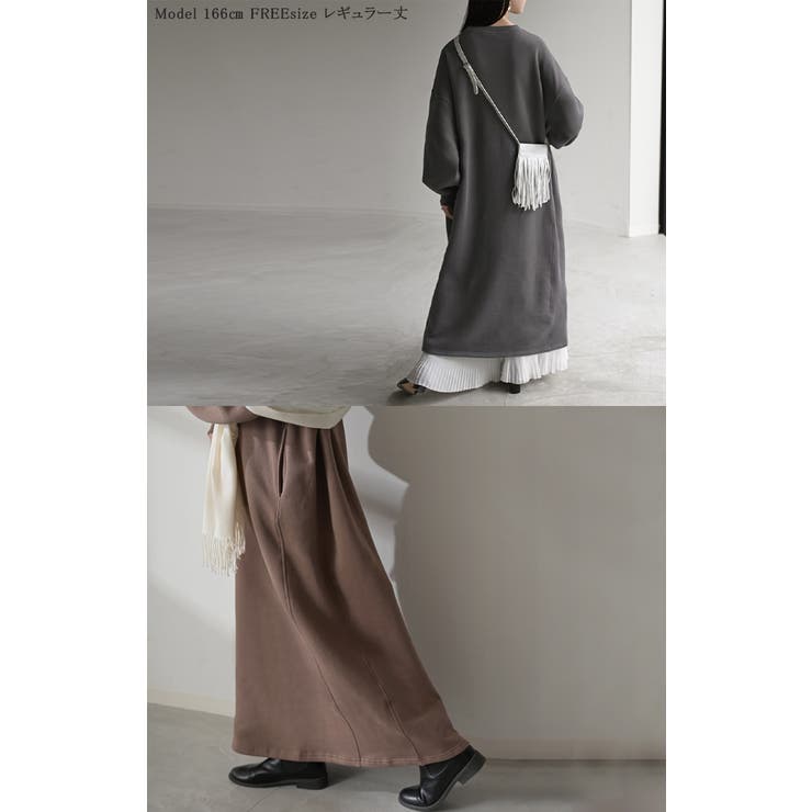 ワンピース 綿100％ 裏起毛 | HUG.U | 詳細画像7 