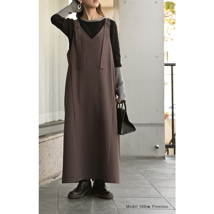 ワンピース ジャンパースカート サロペット | HUG.U | 詳細画像17 