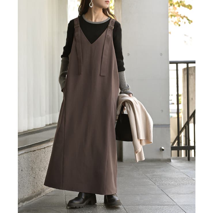 ワンピース ジャンパースカート サロペット | HUG.U | 詳細画像5 