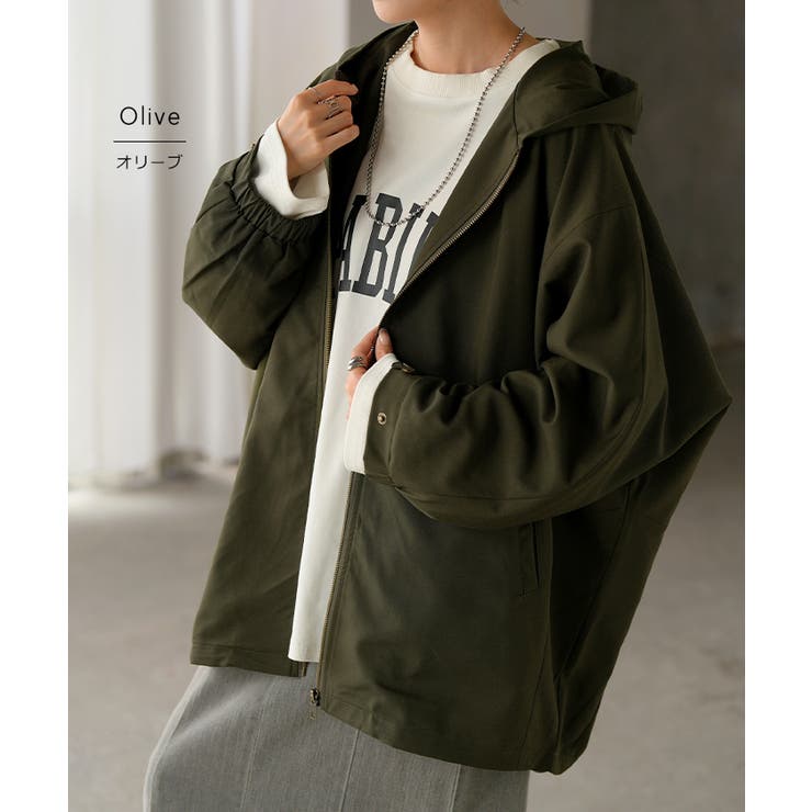 ジャケット ロング ドルマン | HUG.U | 詳細画像11 