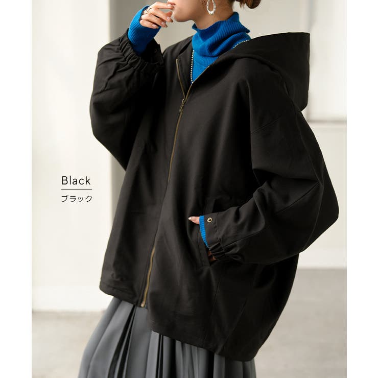 ジャケット ロング ドルマン | HUG.U | 詳細画像12 