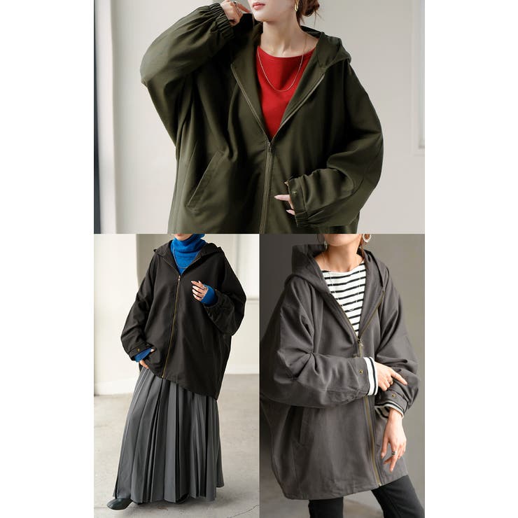 ジャケット ロング ドルマン | HUG.U | 詳細画像20 