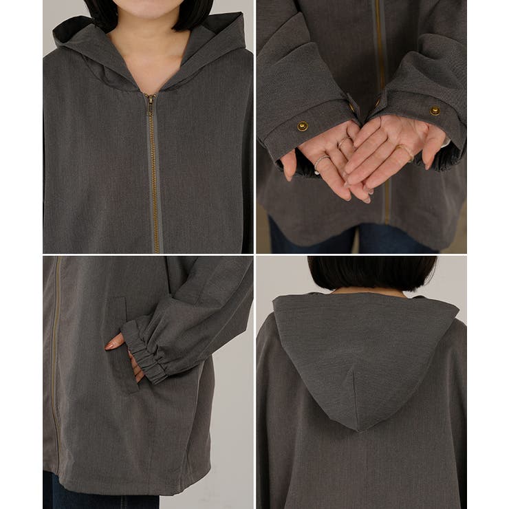 ジャケット ロング ドルマン | HUG.U | 詳細画像23 