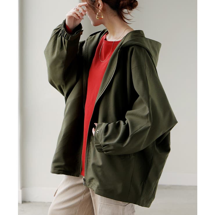 ジャケット ロング ドルマン | HUG.U | 詳細画像5 