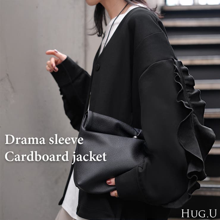 アウター ジャケット フリル | HUG.U | 詳細画像1 