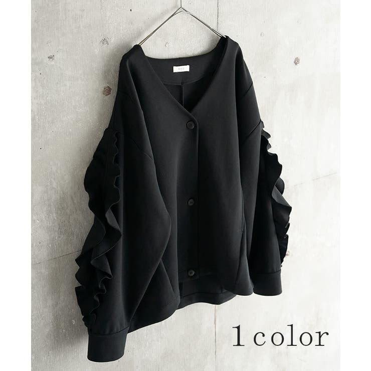 アウター ジャケット フリル | HUG.U | 詳細画像10 