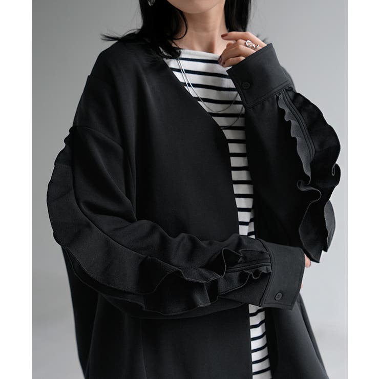 アウター ジャケット フリル | HUG.U | 詳細画像17 