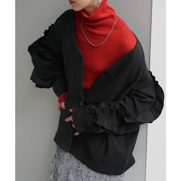 アウター ジャケット フリル | HUG.U | 詳細画像20 