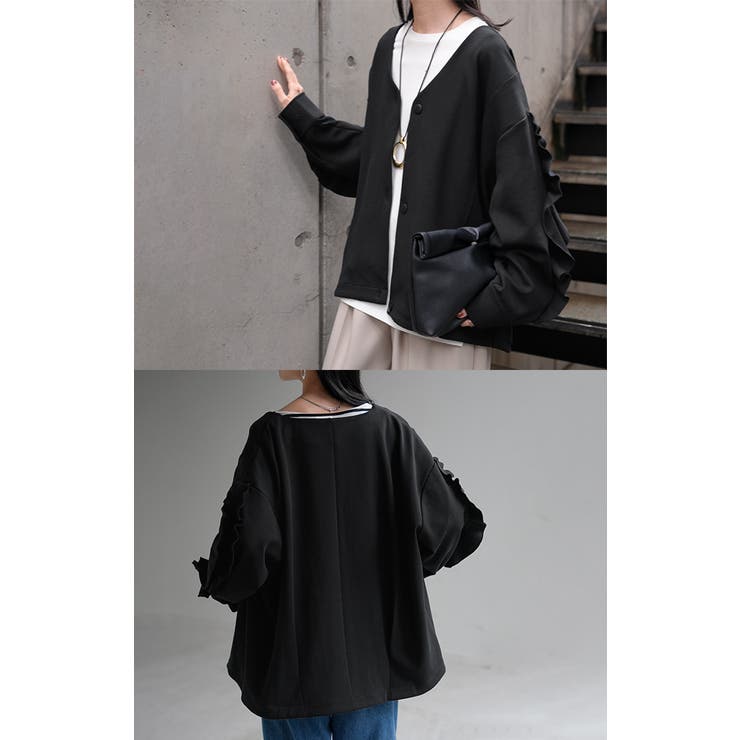 アウター ジャケット フリル | HUG.U | 詳細画像21 