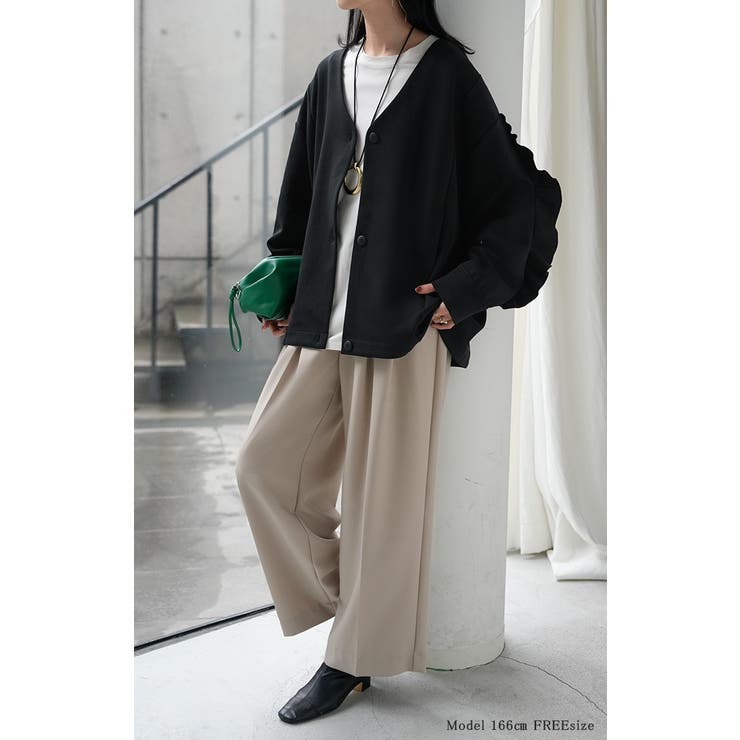 アウター ジャケット フリル | HUG.U | 詳細画像6 