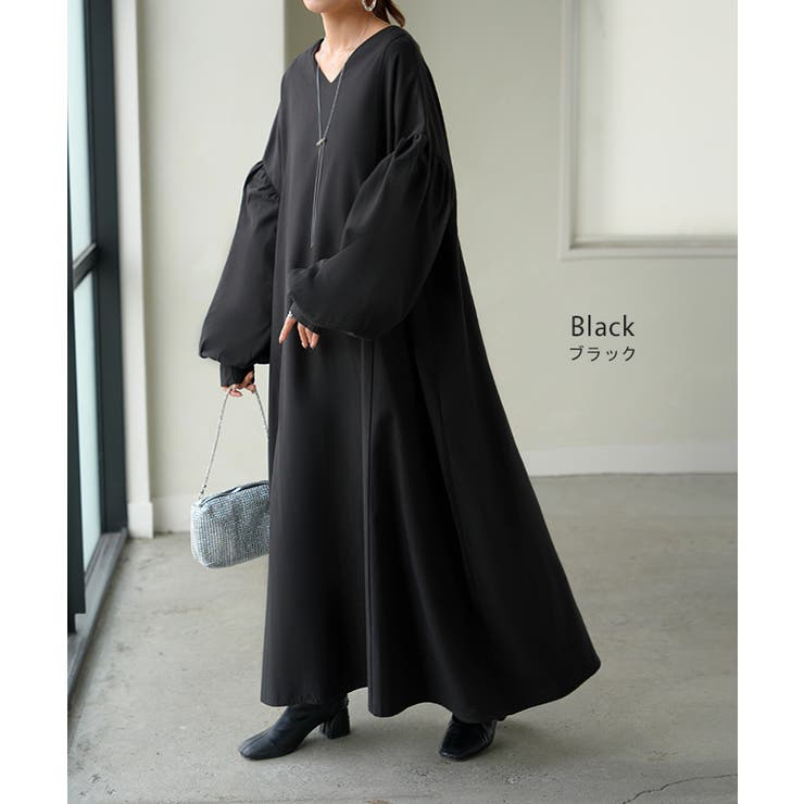 ワンピース ロング パフスリーブ | HUG.U | 詳細画像13 