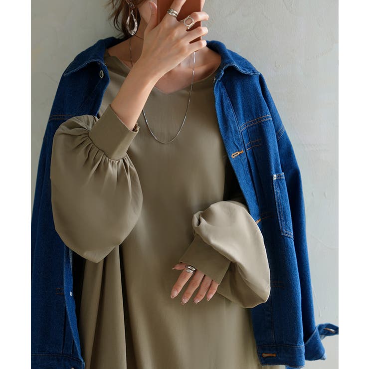 ワンピース ロング パフスリーブ | HUG.U | 詳細画像15 