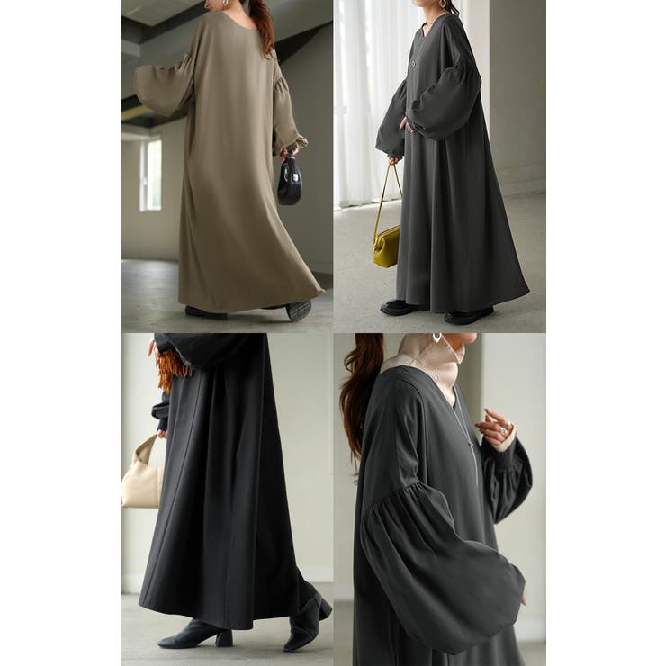 ワンピース ロング パフスリーブ | HUG.U | 詳細画像19 