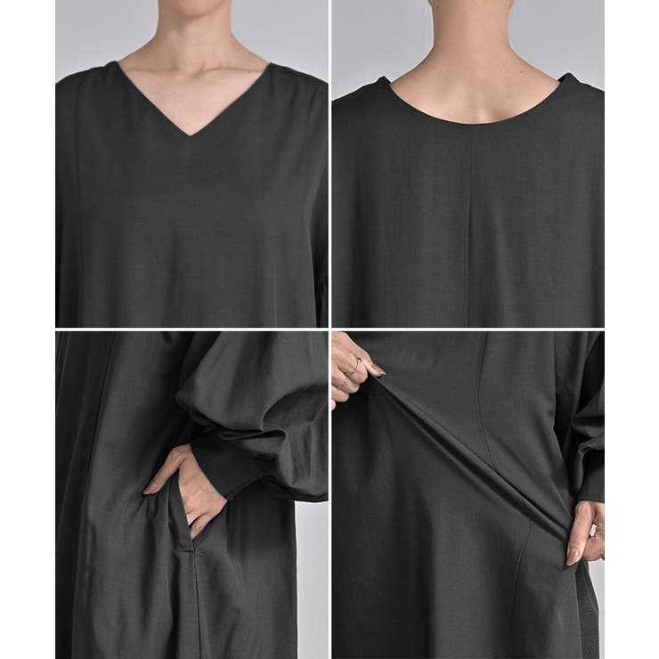 ワンピース ロング パフスリーブ | HUG.U | 詳細画像22 