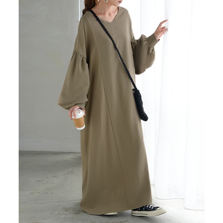 ワンピース ロング パフスリーブ | HUG.U | 詳細画像5 