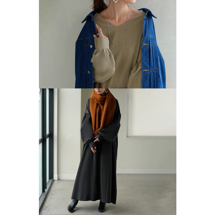 ワンピース ロング パフスリーブ | HUG.U | 詳細画像9 