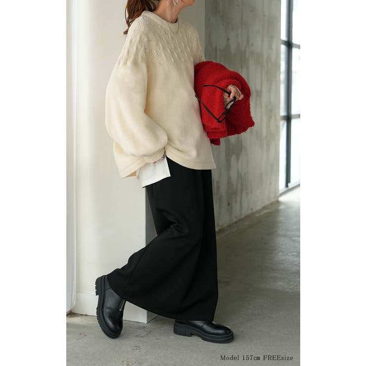 ニット バックリボン レース | HUG.U | 詳細画像20 