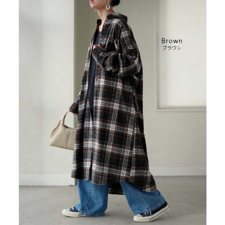 ワンピース シャツ チェック | HUG.U | 詳細画像10 