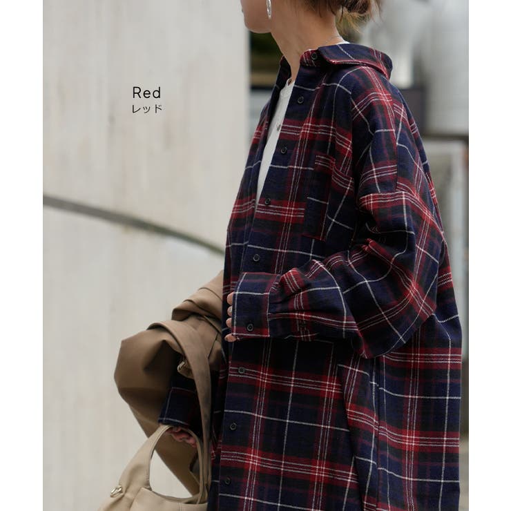 ワンピース シャツ チェック | HUG.U | 詳細画像15 