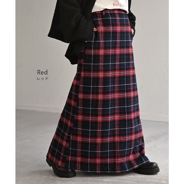 スカート ロング チェック | HUG.U | 詳細画像12 