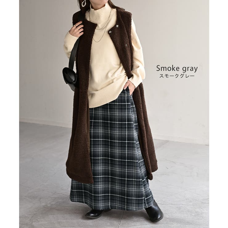 スカート ロング チェック | HUG.U | 詳細画像13 