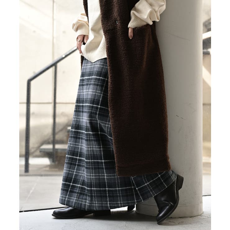スカート ロング チェック | HUG.U | 詳細画像17 