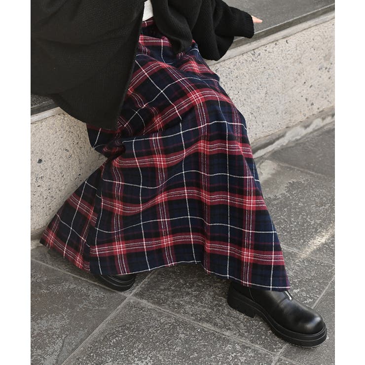 スカート ロング チェック | HUG.U | 詳細画像19 