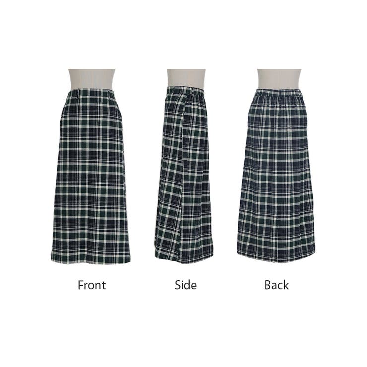 スカート ロング チェック | HUG.U | 詳細画像23 