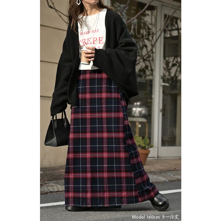 スカート ロング チェック | HUG.U | 詳細画像9 