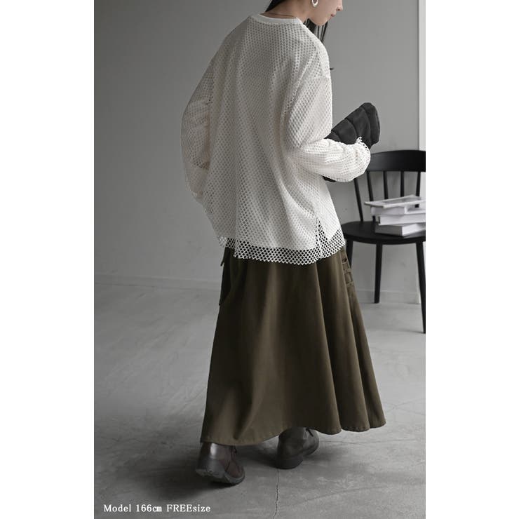 プルオーバー メッシュ セルフ | HUG.U | 詳細画像10 