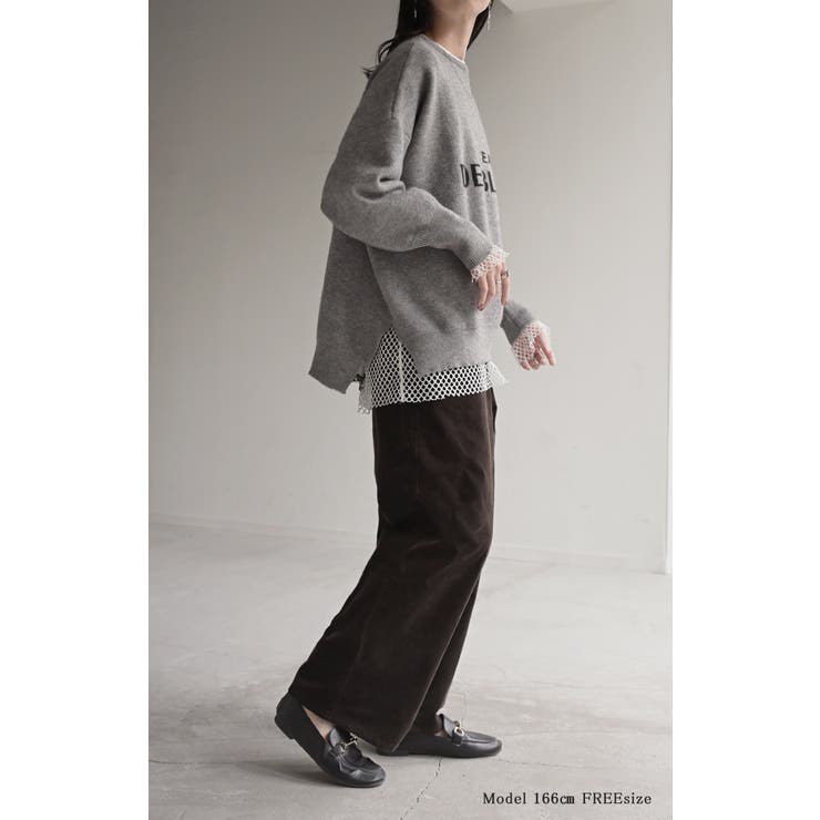 プルオーバー メッシュ セルフ | HUG.U | 詳細画像16 