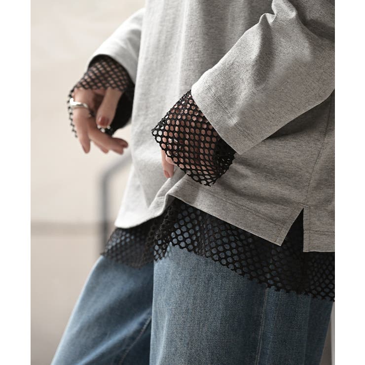 ブラック | プルオーバー メッシュ セルフ | HUG.U