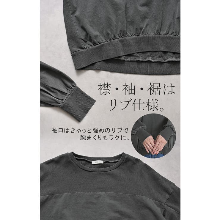 トレーナー ドッキング 綿100 | HUG.U | 詳細画像19 