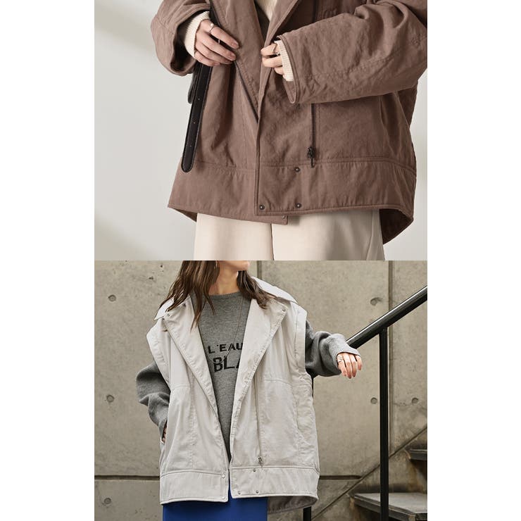 アウター ベスト 2way | HUG.U | 詳細画像14 