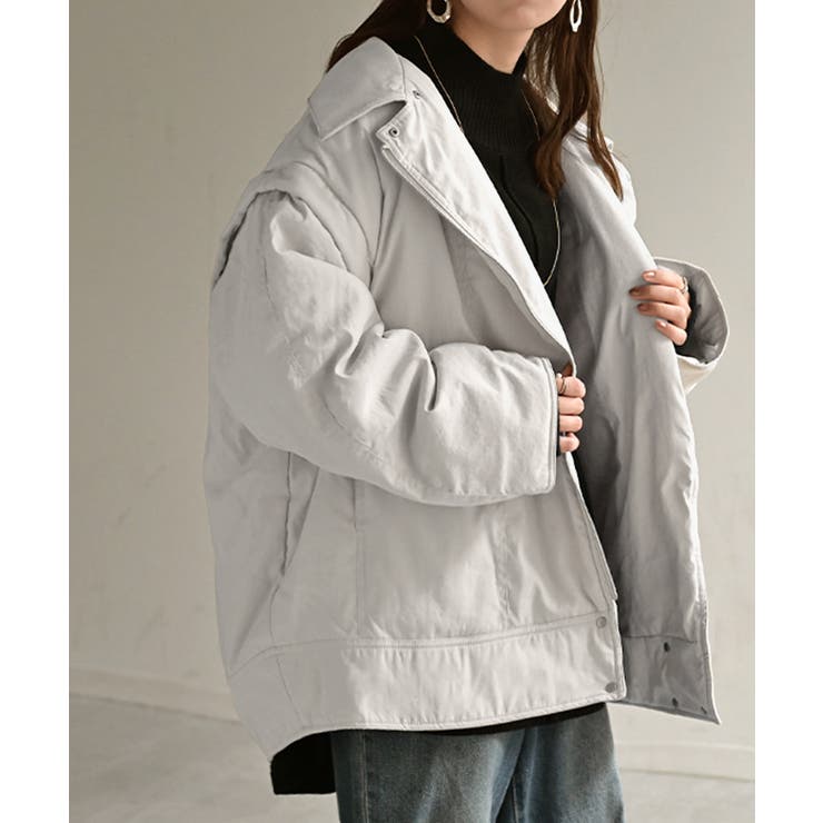 アウター ベスト 2way | HUG.U | 詳細画像4 