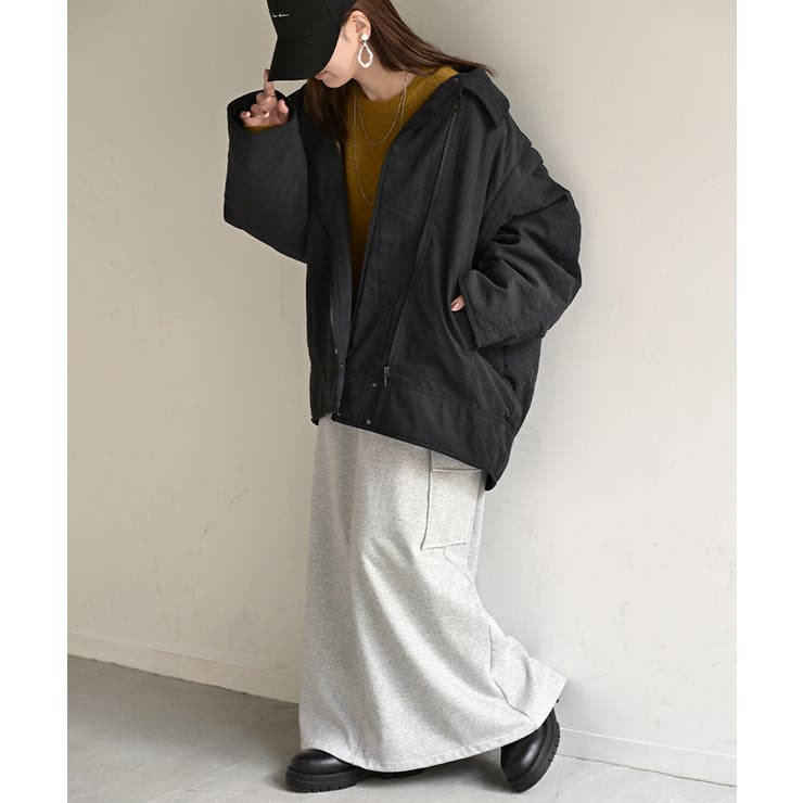 ブラック | アウター ベスト 2way | HUG.U