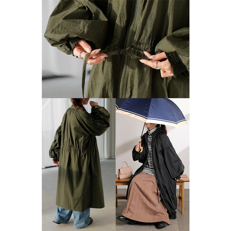 アウター ブルゾン ロング | HUG.U | 詳細画像21 